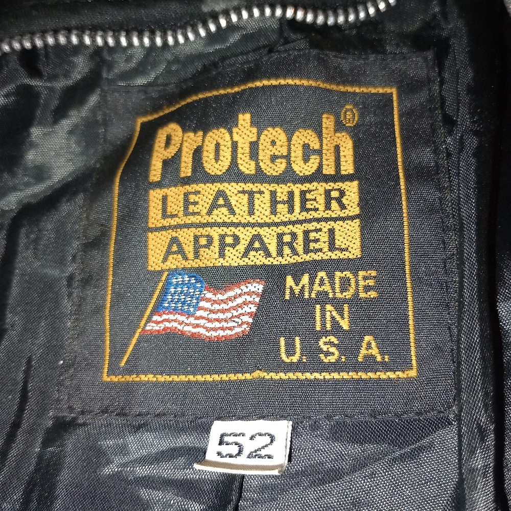 Protect leather women's jacket